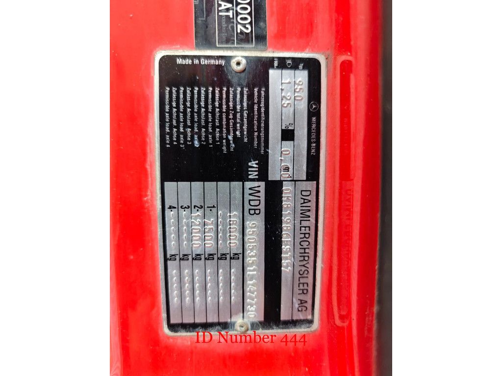 Mercedes-Benz 4x2 Barin ABC 130L Bridge Inspection Unit!