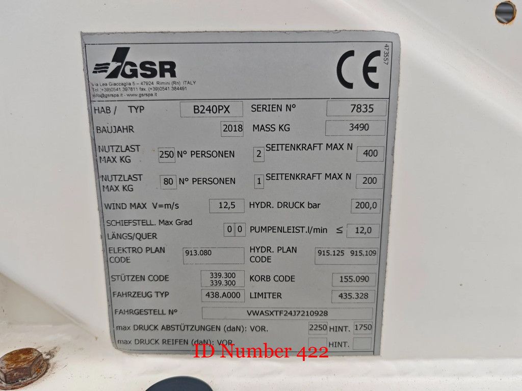 Nissan 35.13 NT400 GSR B240PX