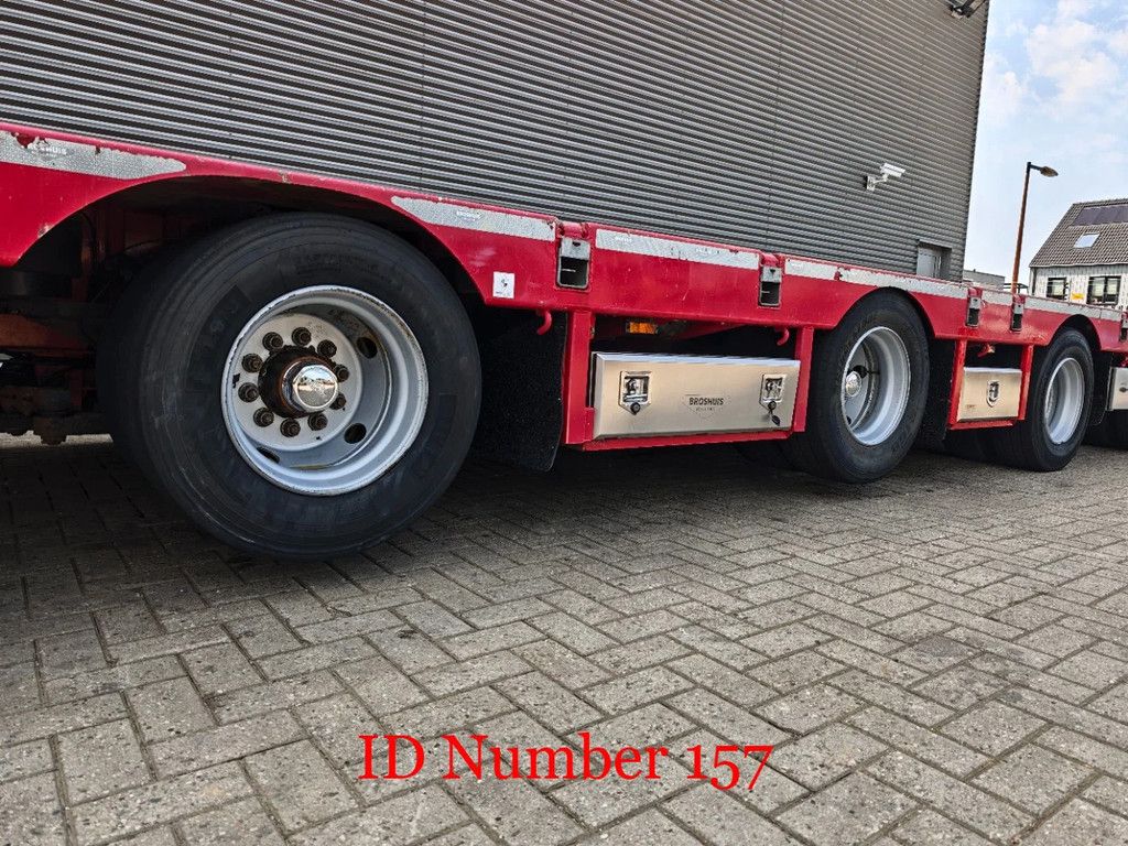 Broshuis 4 SLA-18-48 5.4 Meter extandable 12 Tons SL axles Ramps 2 Liftaxles!