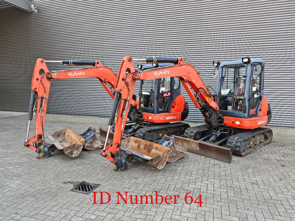 Kubota KX 121-3 2 Buckets 2 Pieces!