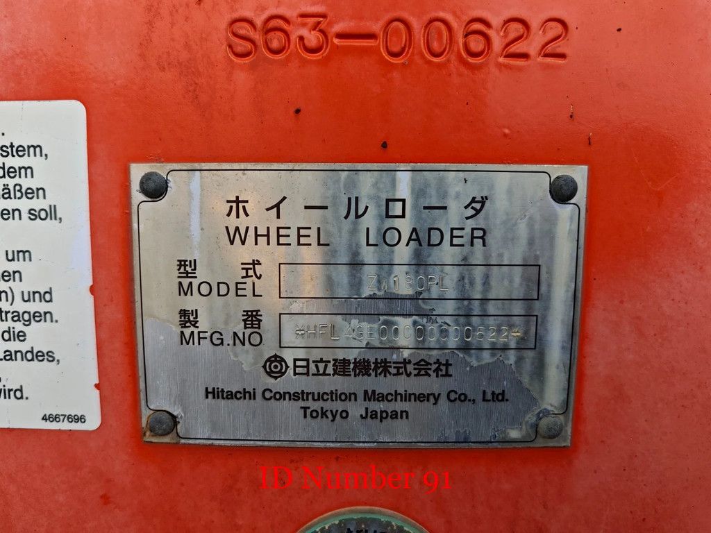 Hitachi ZW 180 PL