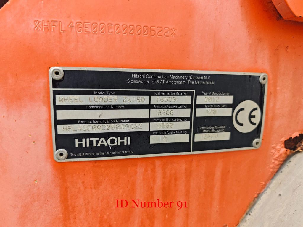 Hitachi ZW 180 PL